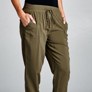 Green Lightweight TNA Joggers